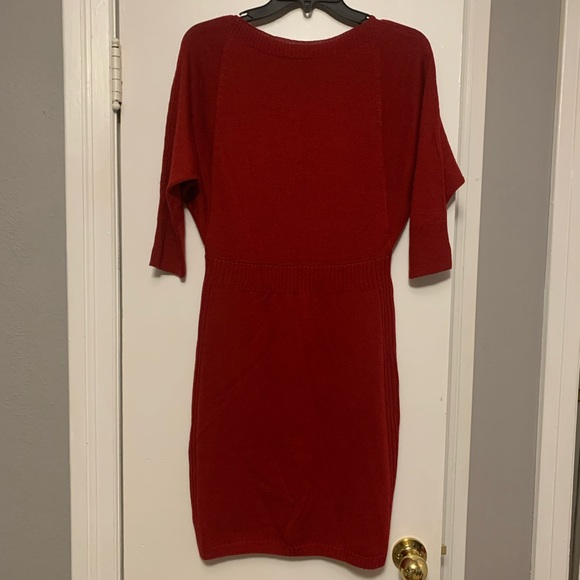 The Limited Size Small Deep Red Sweater Dress - Picture 6 of 6
